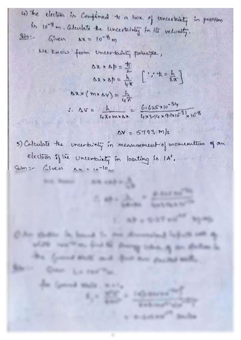 Solution Quantum Mechanics Problems Pdf Studypool