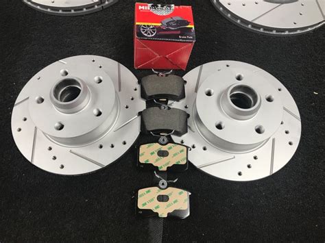 Vw Golf Mk Gti Vr Brake Disc Front Rear Drilled Grooved Brake Discs