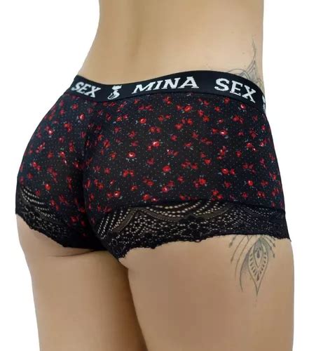 Kit Cueca Boxer Feminina Short Box Calcinha Confortavel