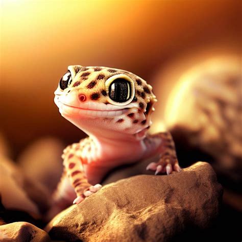 Baby Leopard Gecko by lesliefayeart on DeviantArt