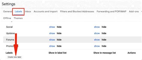 how to create folders and subfolders in gmail
