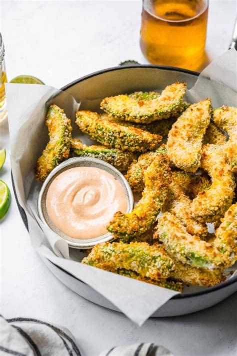 Baked Avocado Fries Recipe Dinner Then Dessert