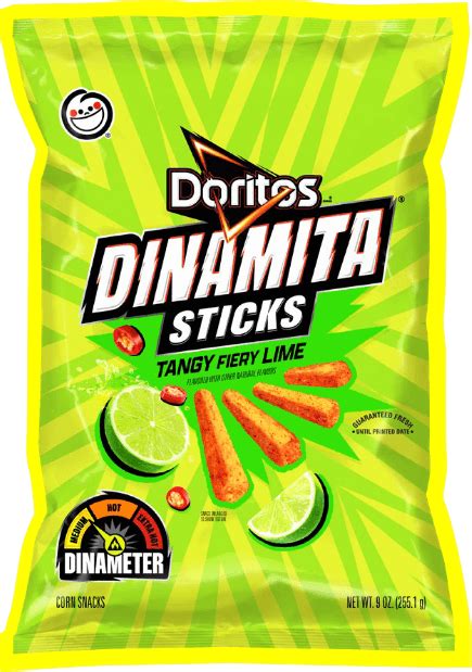 DORITOS® DINAMITA® Sticks Tangy Fiery Lime Flavored Corn Snacks | Doritos