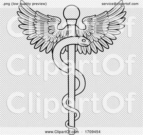 Rod Of Asclepius Aesculapius Medical Symbol By Atstockillustration 1709454