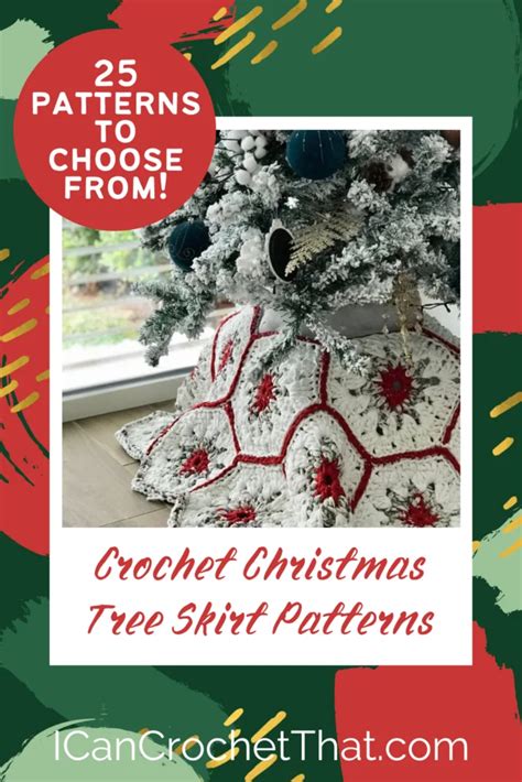 25 Crochet Christmas Tree Skirt Patterns to Deck Your Halls