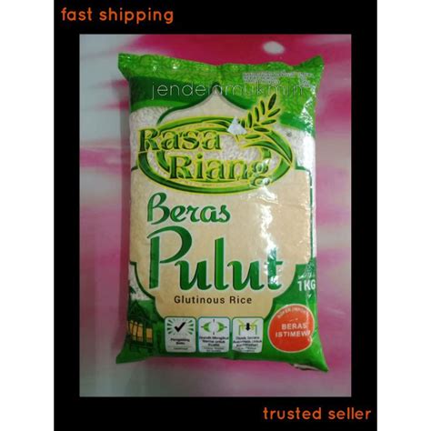 Beras Pulut Rasa Riang 1kg Glutinous Rice Shopee Malaysia