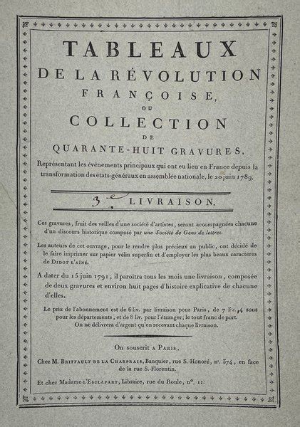 Tableaux de la Révolution françoise ou collection de quarante huit