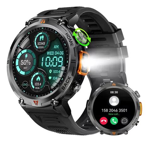 Reloj Inteligente Militar Para Hombre Recepci N De Das Ma Mercadolibre