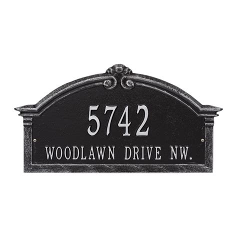 Roselyn Grande Arch 2 Line Wall Address Plaque