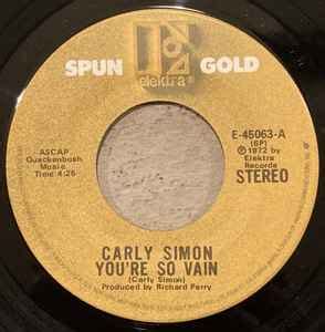 Carly Simon – You're So Vain (Vinyl) - Discogs