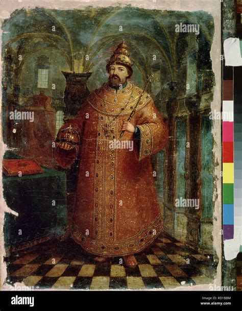 Portrait Of The Tsar Michail I Fyodorovich Of Russia