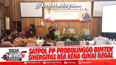 Satpol Pp Probolinggo Bimtek Sinergitas Bea Kena Cukai Ilegal Youtube