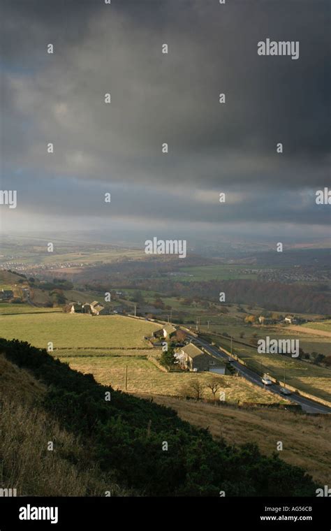 Early Morning Castle Hill Huddersfield Stock Photo - Alamy