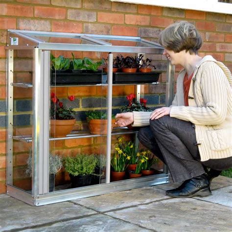 Classic Small Half Westminster Lean-to Mini Greenhouse | Thompson & Morgan