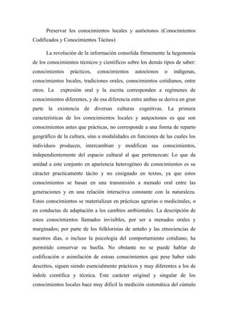 Conocimientos locales y autóc tonos PDF