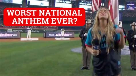 MLB News Who Is Ingrid Andress The Country Singer Who Butchered The