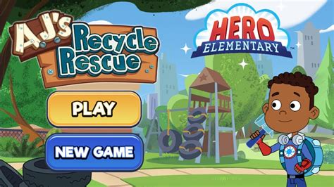 Hero Elementary Ajs Recycle Rescue Pbs Kids Games Youtube