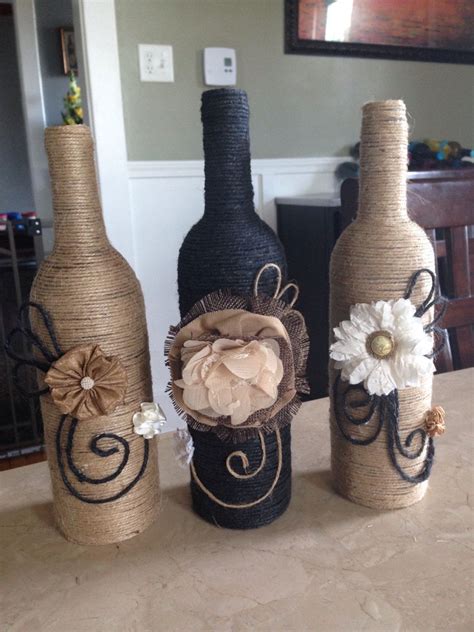 Twine Wrapped Wine Bottle By Naptimenoveltiespa On Etsy Wrapped Wine