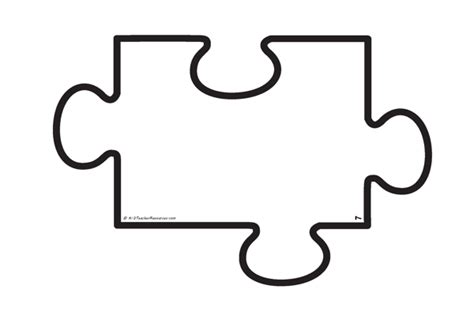 Jigsaw Pieces Template - ClipArt Best