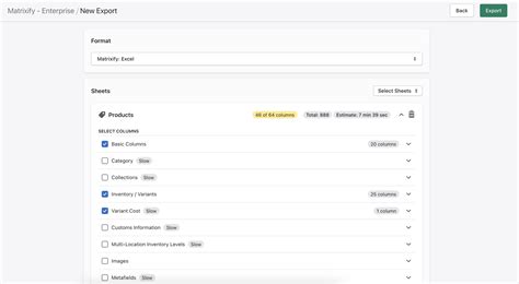 Bulk Update Product Variant Cost Per Item - Matrixify App