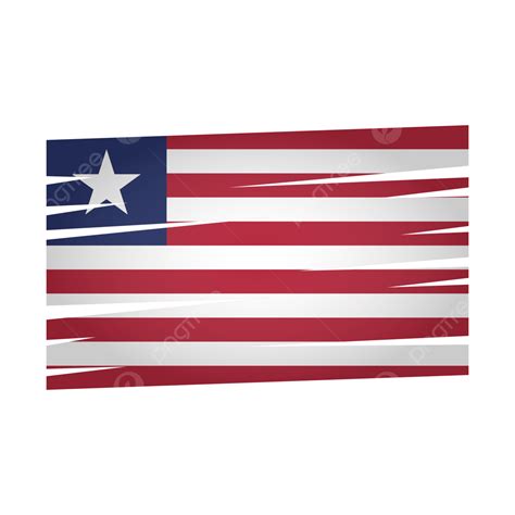 Liberia Clipart Hd Png Liberia Flag Vector With Transparent Background