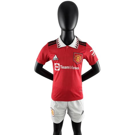 Kit Infantil Manchester United I 2223 Adidas