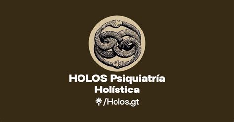 HOLOS Psiquiatría Holística Instagram Linktree