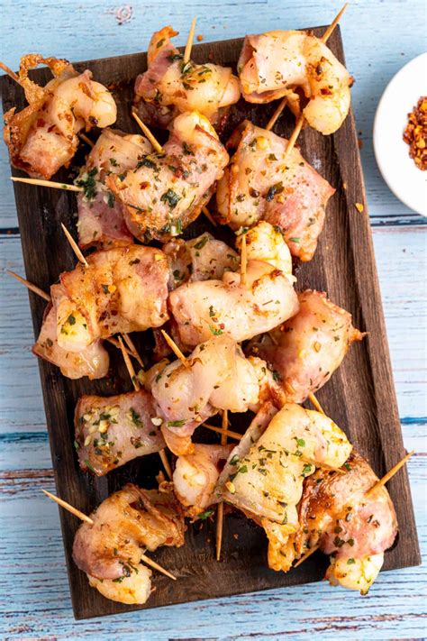 Bacon Wrapped Shrimp In The Air Fryer The Bewitchin Kitchen