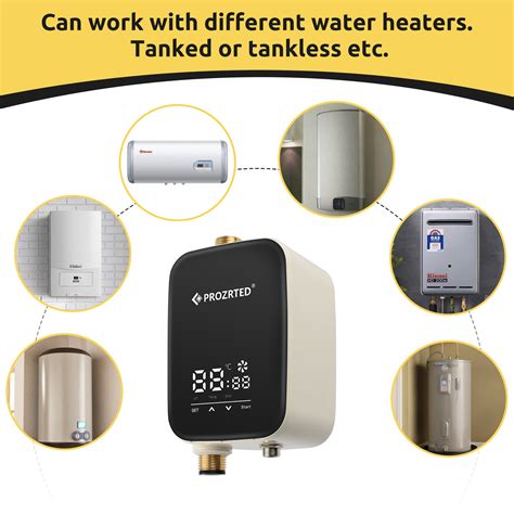 PROZRTED Digital Smart Instant Hot Water Recirculating Pump System with