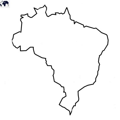 Contorno Do Mapa Do Brasil Para Imprimir Modisedu Porn Sex Picture