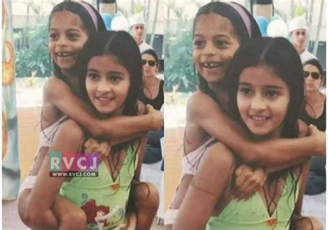 Ananya pandey and suhana khan childhood pic : r/BollyBlindsNGossip