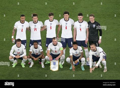 England S Back Row Left Right Kyle Walker Kalvin Phillips John