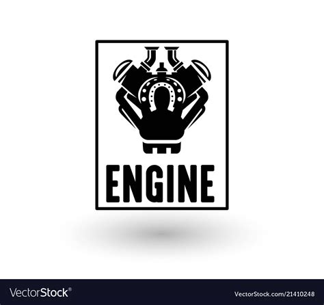 Engine logo Royalty Free Vector Image - VectorStock