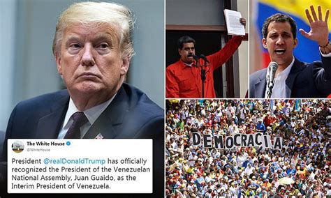 Trump Recognizes Venezuelan Opposition Leader As Interim President