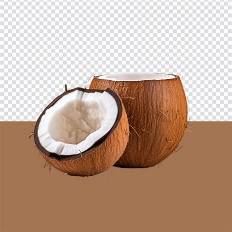 Premium Psd Coconut Isolated On Transparent Background