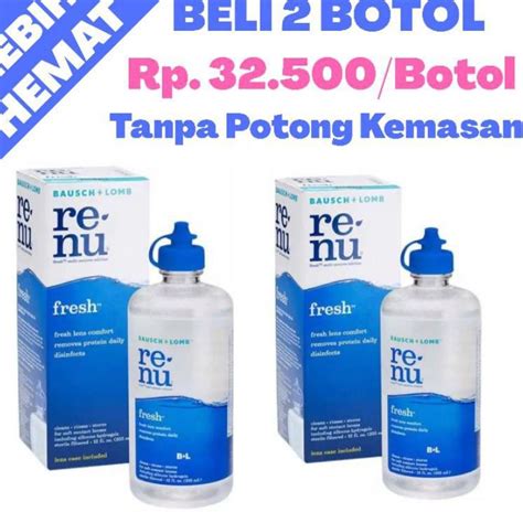 Jual Air Softlens Renu Fresh Ml Bausch And Lomb Art Shopee