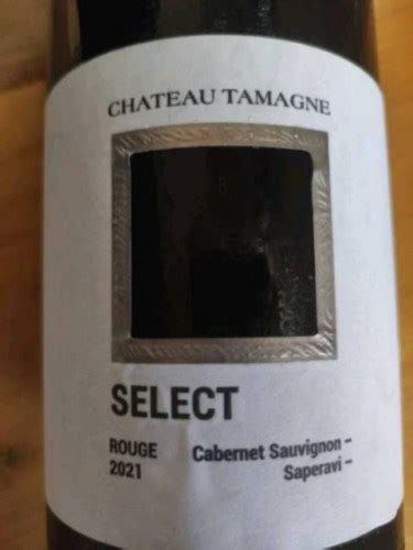 2021 Château Tamagne Select Rouge Vivino US