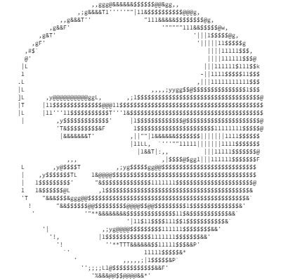 User submitted ASCII Art: ASCII art