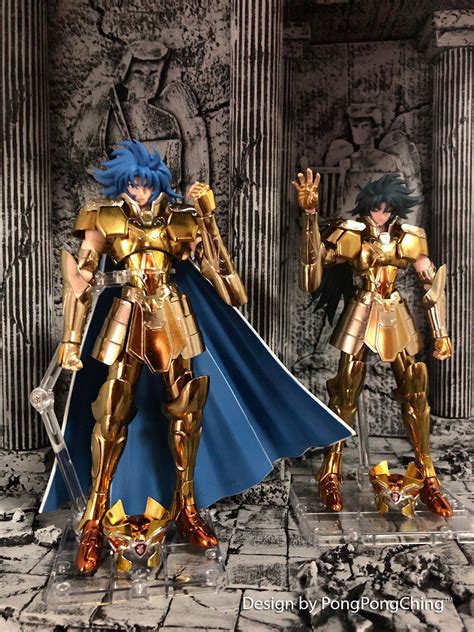 Diorama Saint Cloth Myth Gold Saint Gemini Saga Gemini Kanon