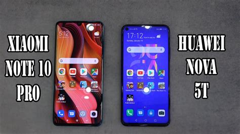 Xiaomi MI Note 10 Pro Vs Huawei Nova 5T SpeedTest And Camera