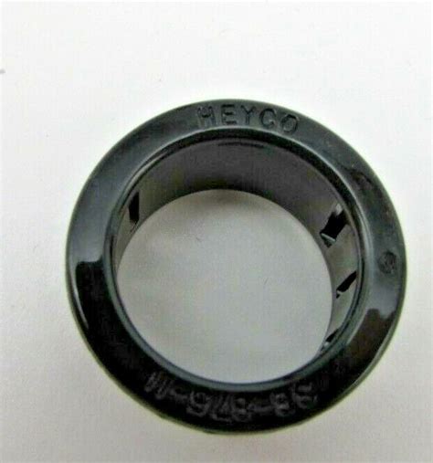 Plastic Knockout Bushing Snap In Black Heyco Sb Ebay