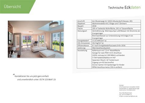 Immobilien Exposé Vorlage für Microsoft Word Architekturfotografie