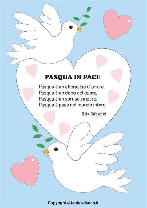 Pasqua Di Pace Colomba Della Pace Pasqua Lavoretti Per Bambini Per