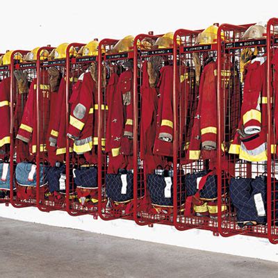 GEARGRID Wall Mount Lockers Fire Station Equipment Accessories ...