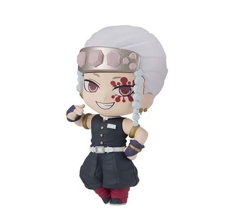 Chibi Masters Bandai Tengen Uzui Demon Slayer Figure 8cm