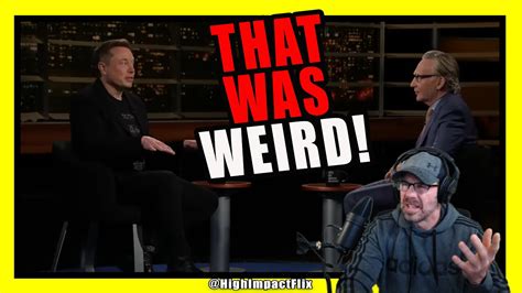 Breaking Down Elon Musks Strange Bill Maher Interview