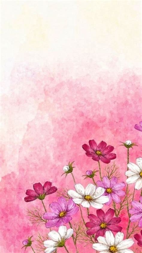 Pin By Dalete Crepaldi On Wallpapers Watercolor Flowers Paintings