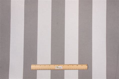 Premier Prints Vertical Stripe Printed Outdoor Fabric In Grey