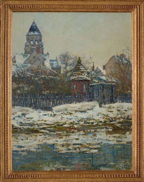 Eglise de Vétheuil Claude Monet Musée d Orsay