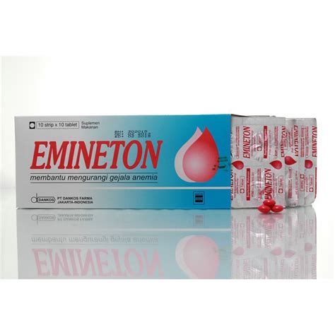 Jual Emineton Strip Isi Tablet Suplemen Vitamin Dan Mineral Ibu